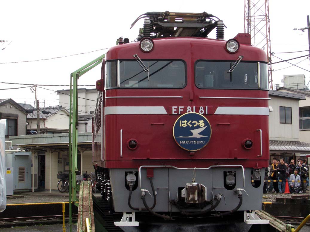 JR EF81牽引＋JR 24系寝台特急「はくつる」フル編成 JR EF81牽引＋JR 24系寝台特急「はくつる」フル編成 EF81