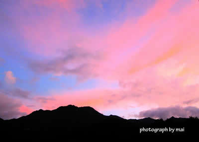 屋久島　夕暮れ