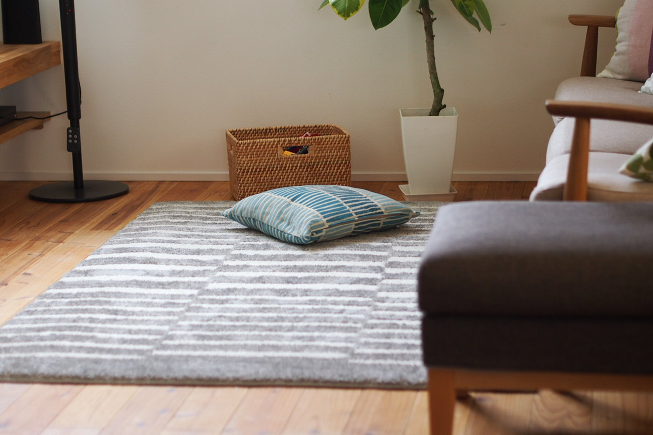 リビングにしましまラグ。 | ielog - 楽天ブログ