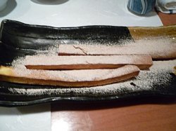こう見えておさつスティック･･･て、何でここでスィーツ？