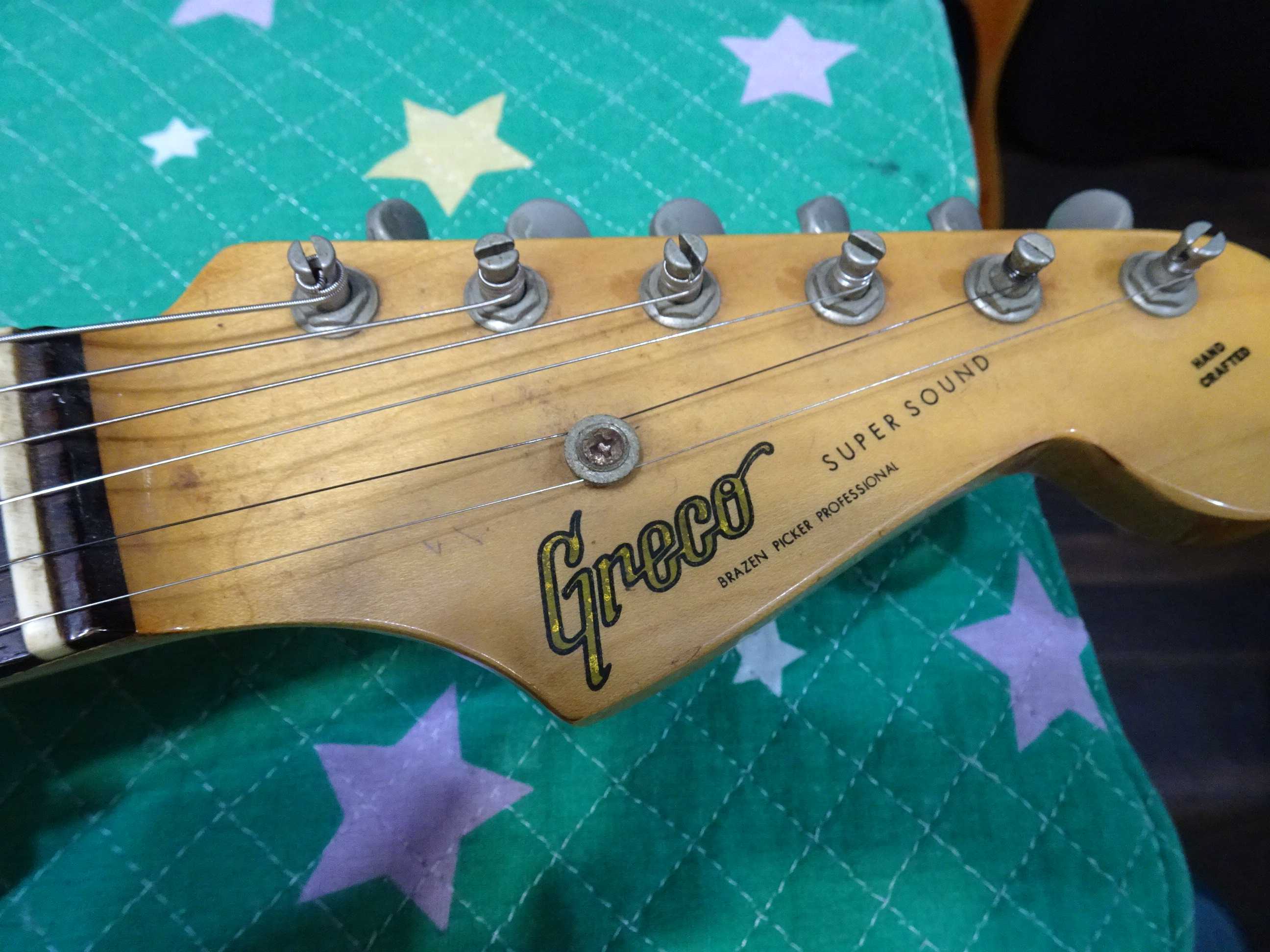 Greco SE600 mod（fendercustom69+USA電装パーツ） Greco SE600 mod（fendercustom69+USA電装パーツ） Greco