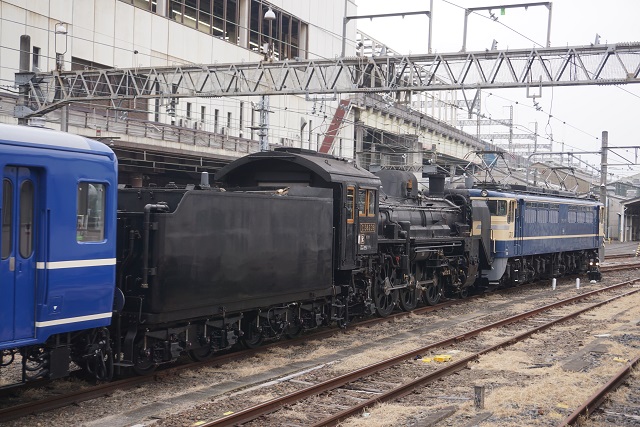 EF65 501牽引 C58 239 大宮出場！2