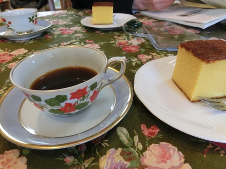 A家でお茶