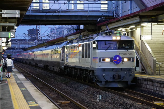 寝台特急｢カシオペア｣夜行列車走行2