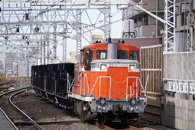 DE10 1704牽引 鴨川ホキ工臨 & お座敷｢やまどり｣ & リゾ－ト｢ゆう｣2