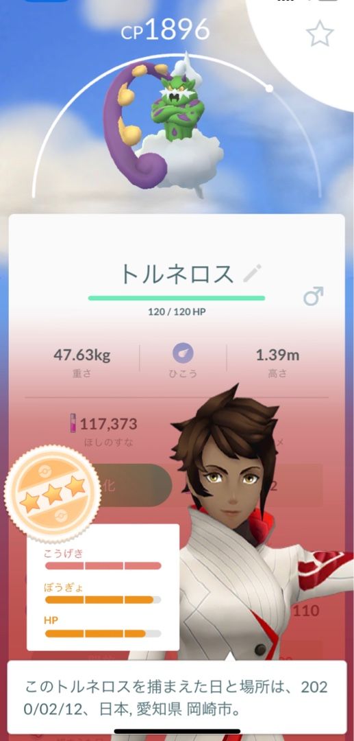 個体値 まあまあ