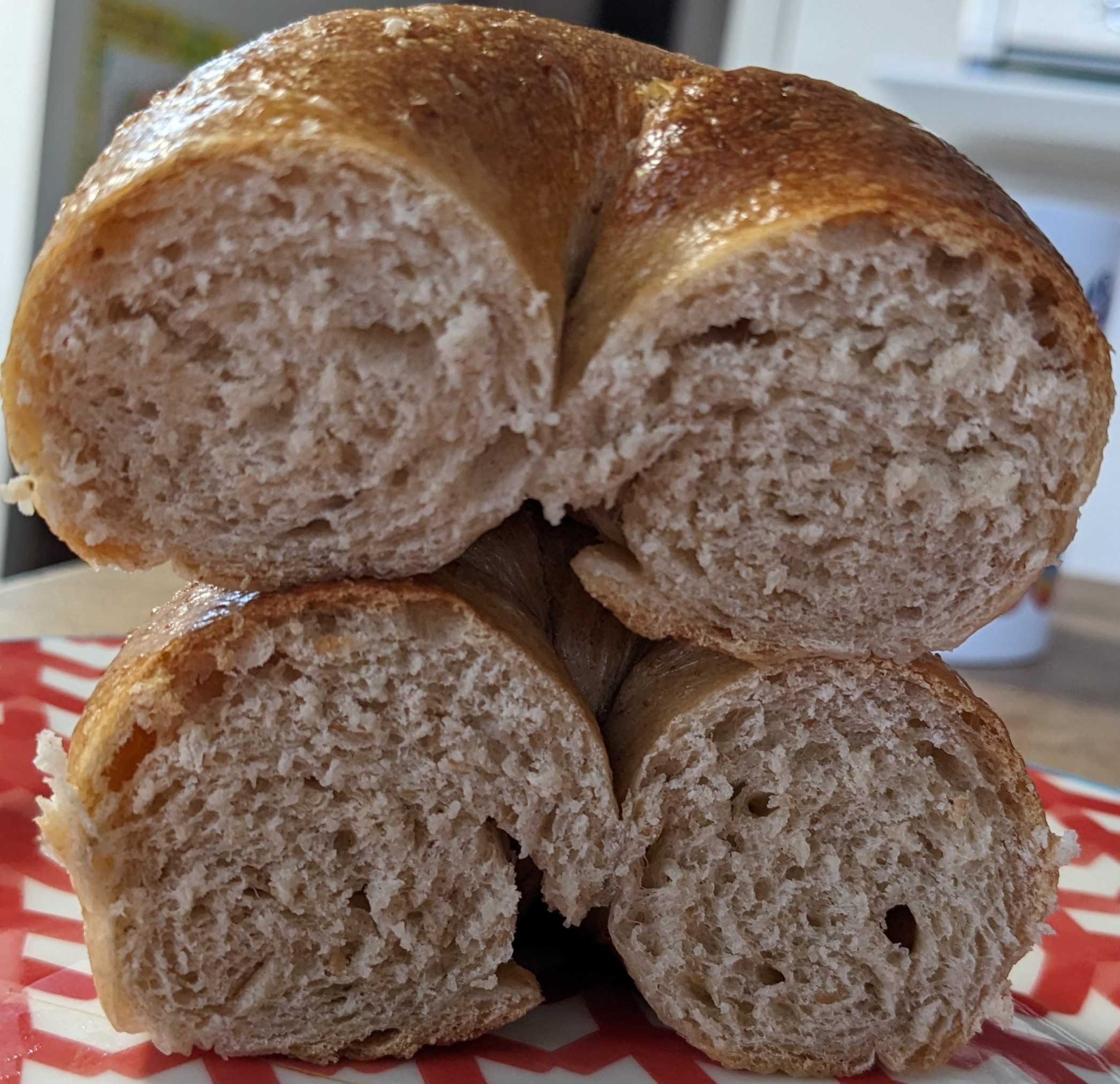 Snuggle(ちいぱんベーグル)の全粒粉ベーグル