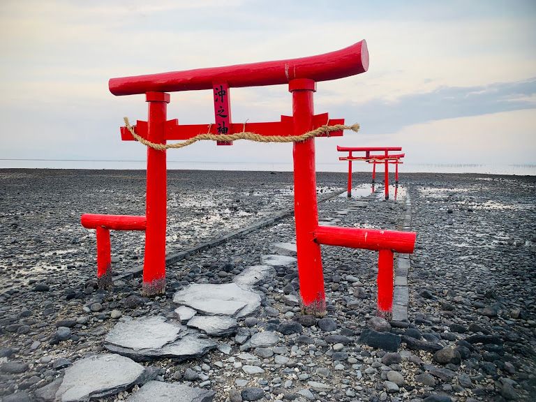 佐賀県藤津郡太良町 『大魚神社の海中鳥居』 | 金田政宗の旅の記録 - 楽天ブログ