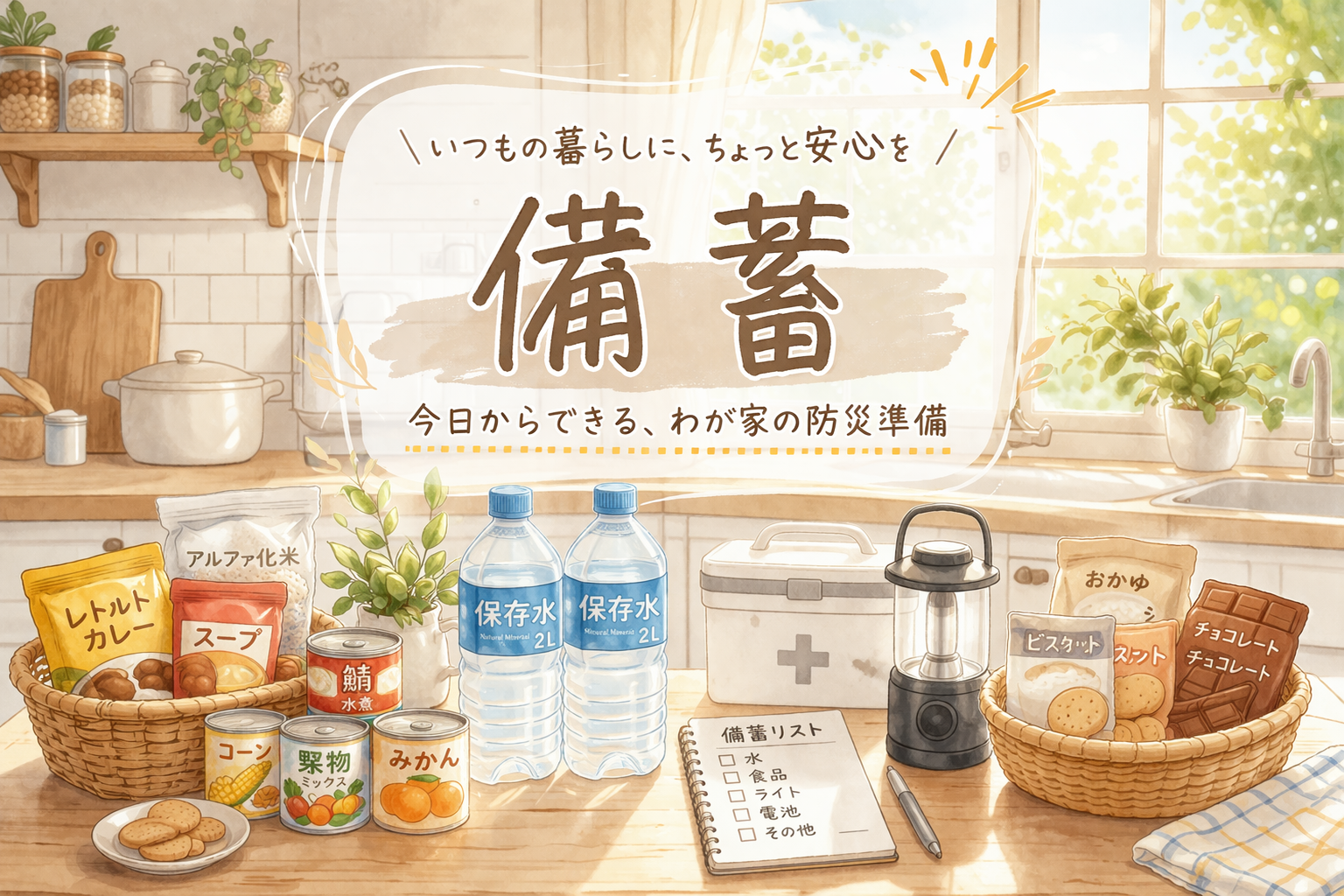 今日からできる備蓄ガイド　OLIBRO