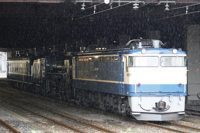 EF65 501牽引 C61 20 大宮出場！7