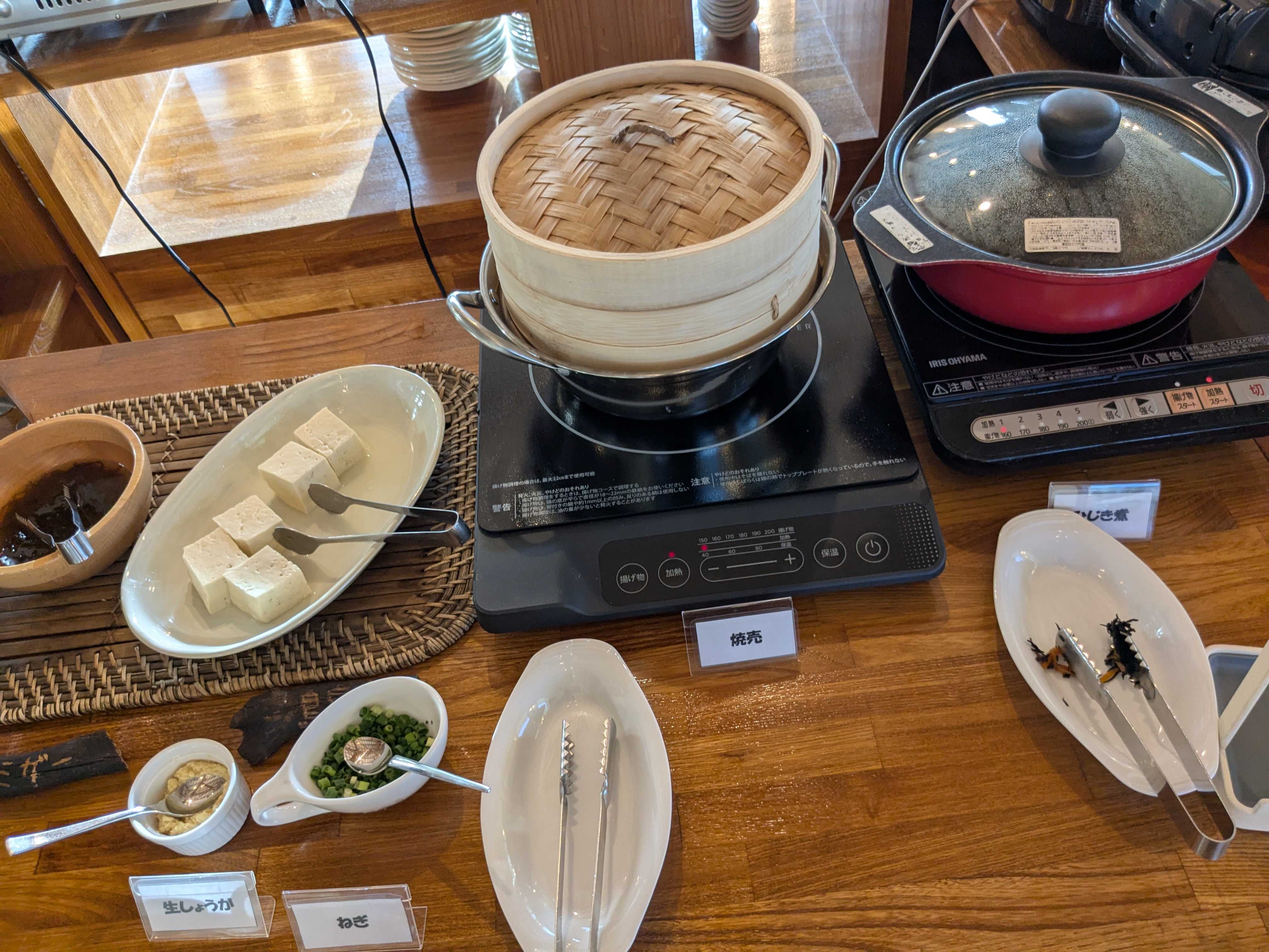 西表島ヴィラうなりざき　朝食ビュッフェ　2日目メニュー