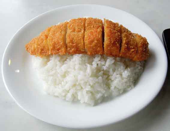 インドラの「チキンカツカレー」-3♪