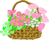 花かごピンク