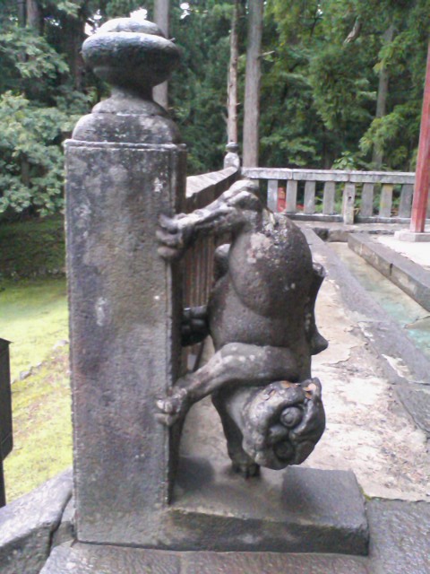 岩木山神社　狛犬（下）