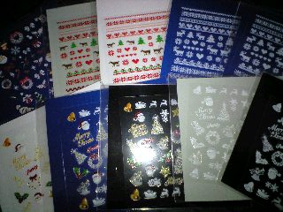 ２０１２クリスマスネイルシール