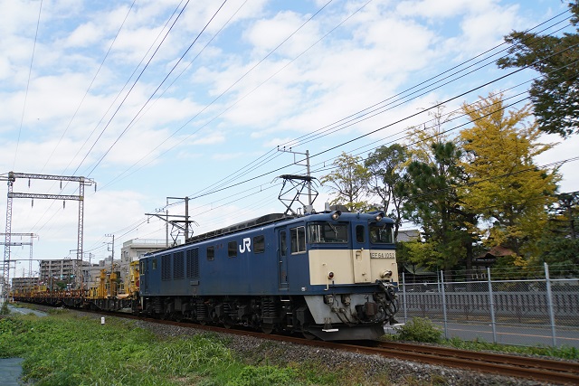 EF64 1052牽引 甲府ロングチキ工臨空返却 & EF81 134牽引 ケヨ209系 秋田配給3