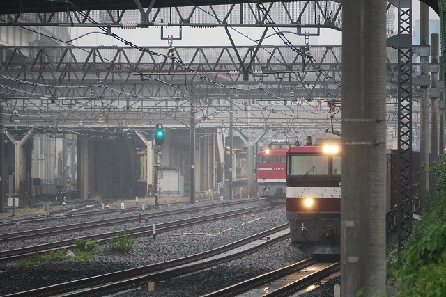 EF64 37牽引 旧客. 快速SL只見線 新緑号運転用 送り込み回送6