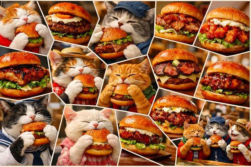 ハンバーガーの日にゃ