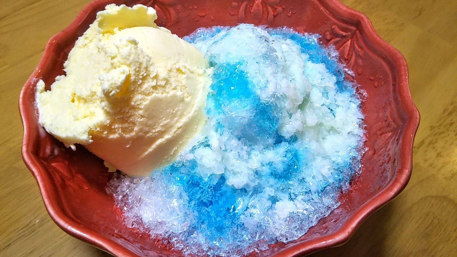 ダブルラムネかき氷 ライチかき氷 ラムネかき氷とバニラ カシスかき氷 ゆうのお料理日記 農業もやるよ ギフテッドの教育法も 楽天ブログ