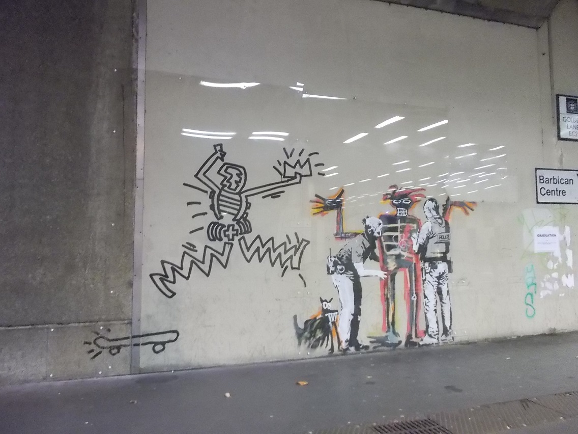 ロンドン アート・テロリスト バンクシーBanksy 2017.12.5 撮影