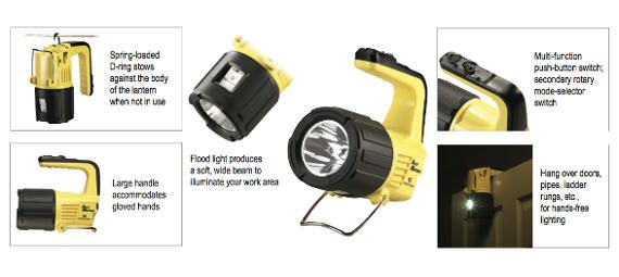 Streamlight 44955 Dualie Waypoint 1000-Lumen LED Flashlight - Dual Beam Spot/Flood, Alkaline AA, Yellow