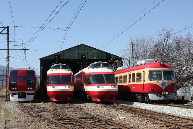 長電 特急車両 オンパレード実現2