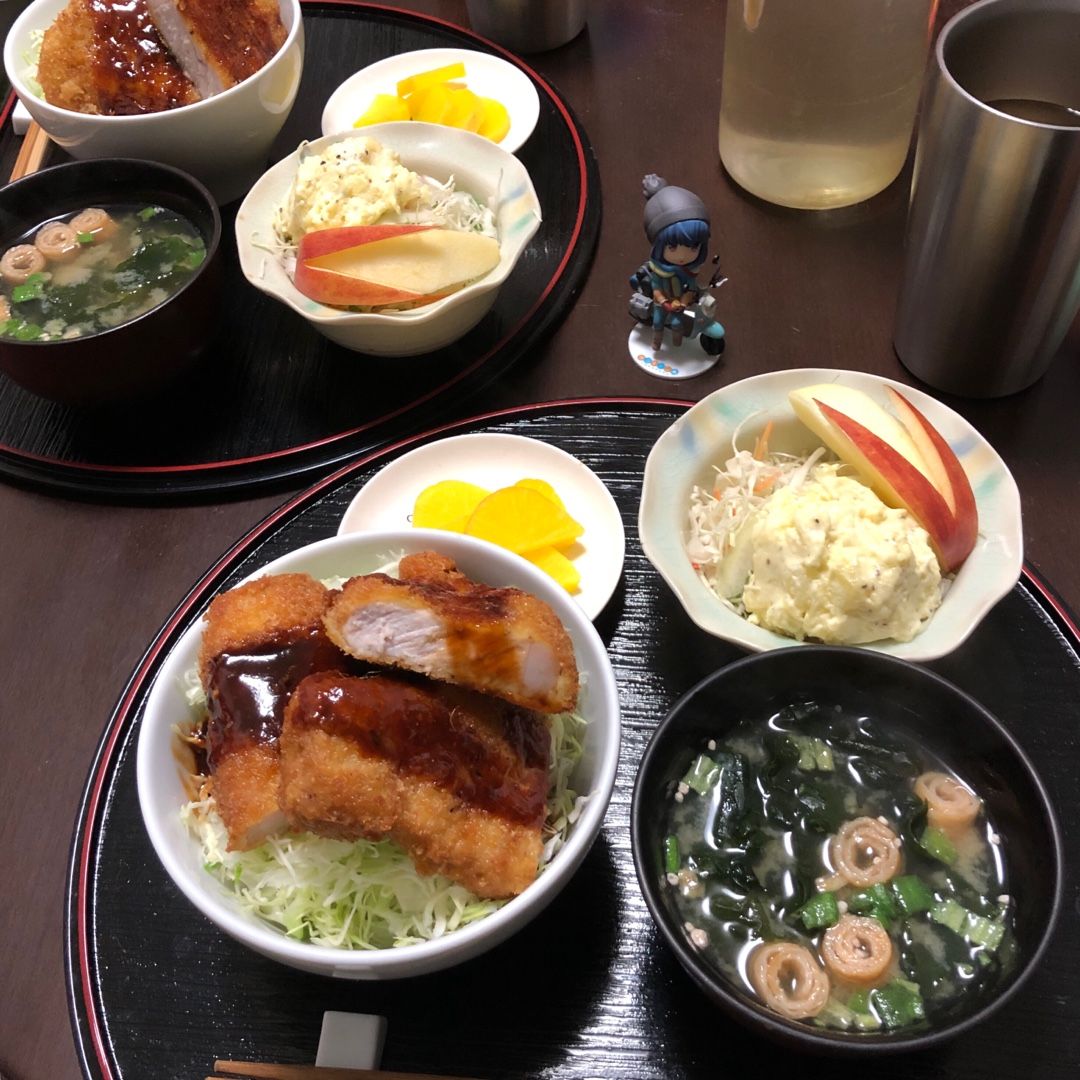 リンちゃんの行き当たりばったり 駒ヶ根風ミニソースかつ丼 ゆるキャン 再現飯 犬と旦那とiga ニャン 楽天ブログ