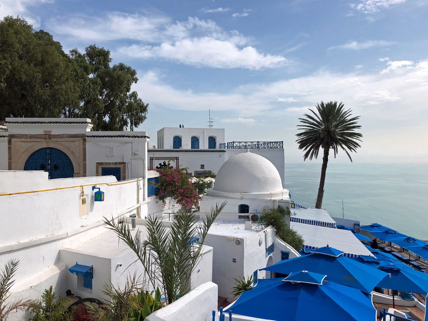 チュニジア チュニジアンブルーと真っ白な壁のシディ ブサイド 世界遺産のカルタゴ遺跡 あしたの風 楽天ブログ