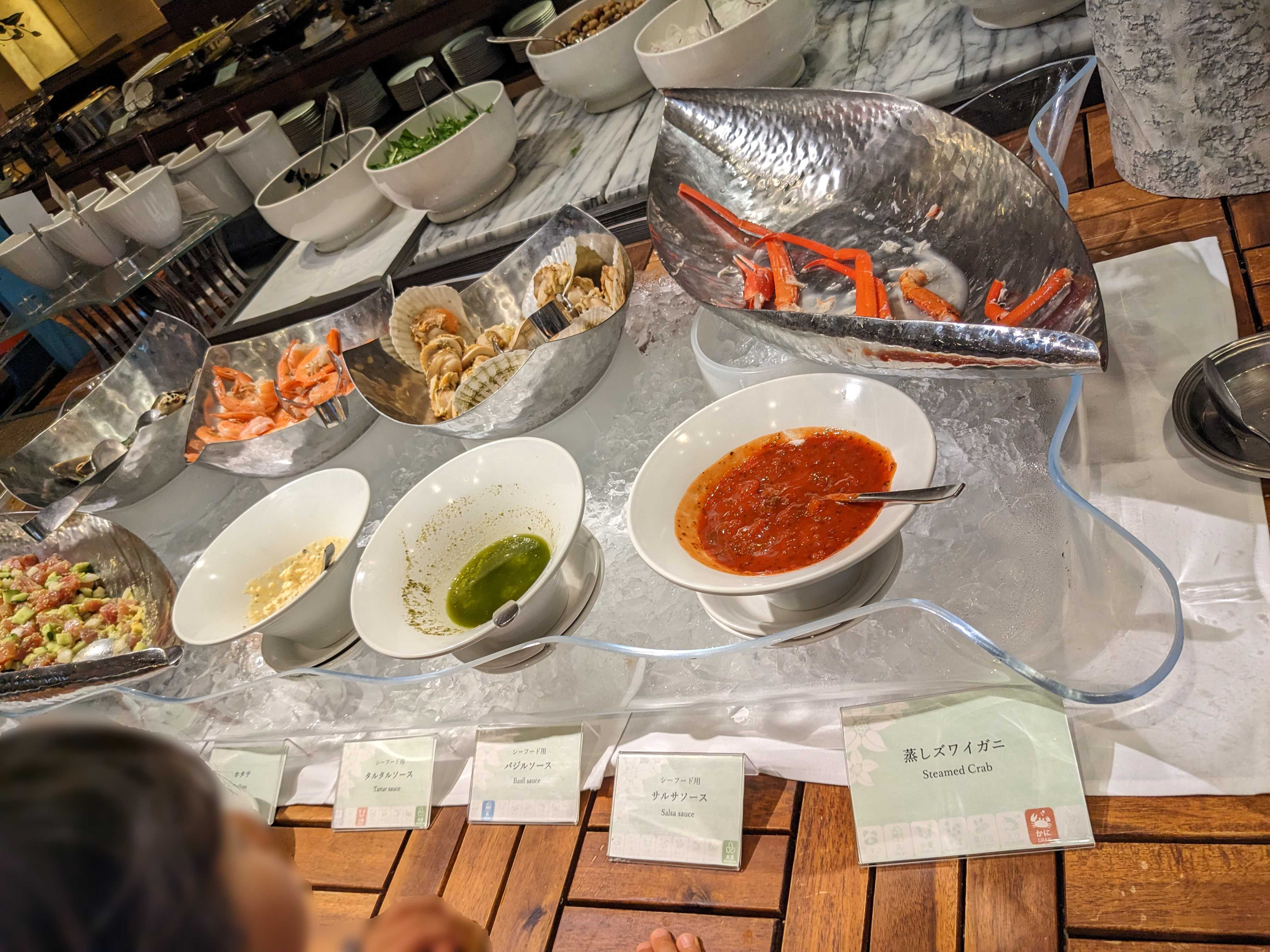 サザンビーチホテル＆リゾート沖縄の夕食ビュッフェ