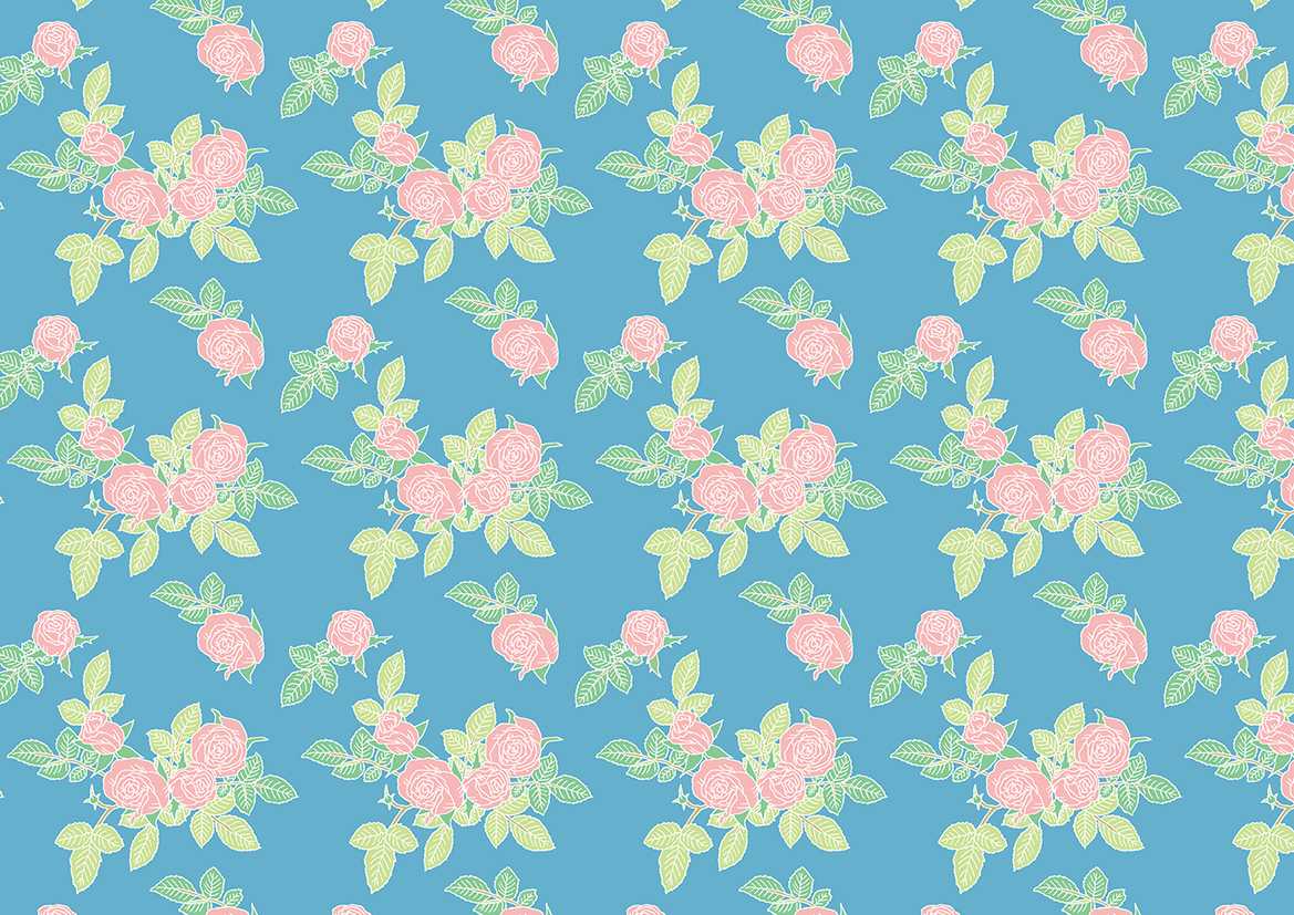 無料 花柄パターン セットがイラストacで公開されています Fme Illust 楽天ブログ