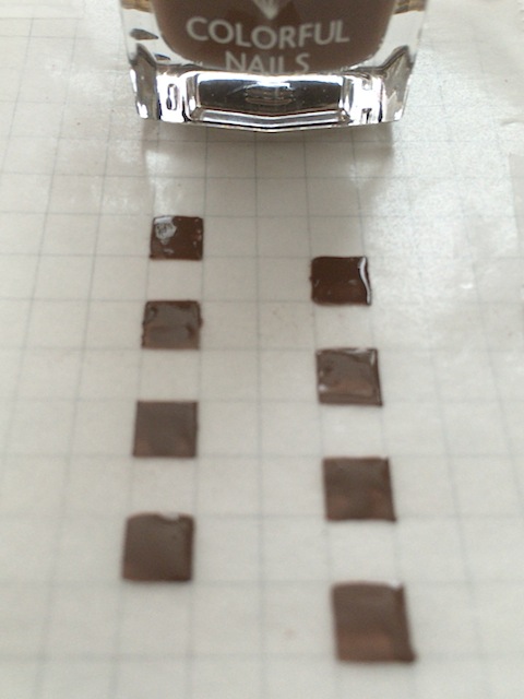 マスキングテープを剥がす