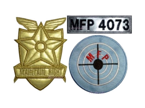 Set MAD MAX Replica Embroidered Patches MFP