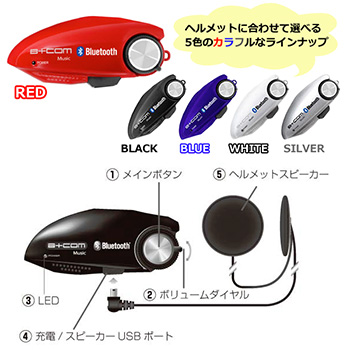 サインハウス バイクヘルメット オーディオレシーバー