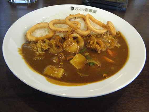 CoCo壱番屋の「野菜カレーイカリング」♪