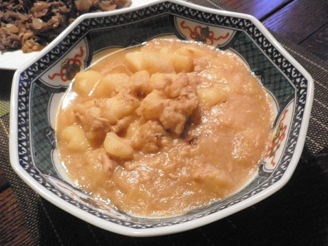 手料理シーチキンじゃが