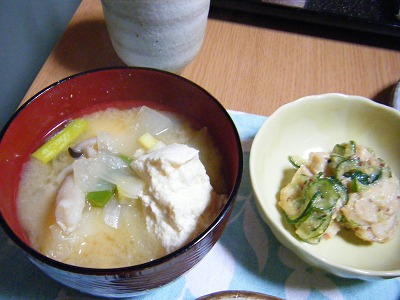 からし麩と粕汁