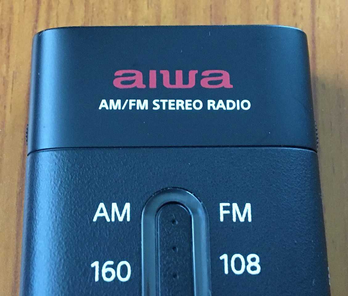 aiwa AMラジオ コンパクト aiwa AR-AP40（ミニラジオ） | ひとりごと程度のラジオ生活