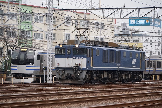 EF64 1046 JRF広島色 鹿島貨物 単機2