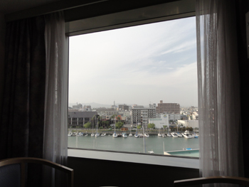 徳島グランヴィリオホテル眺め