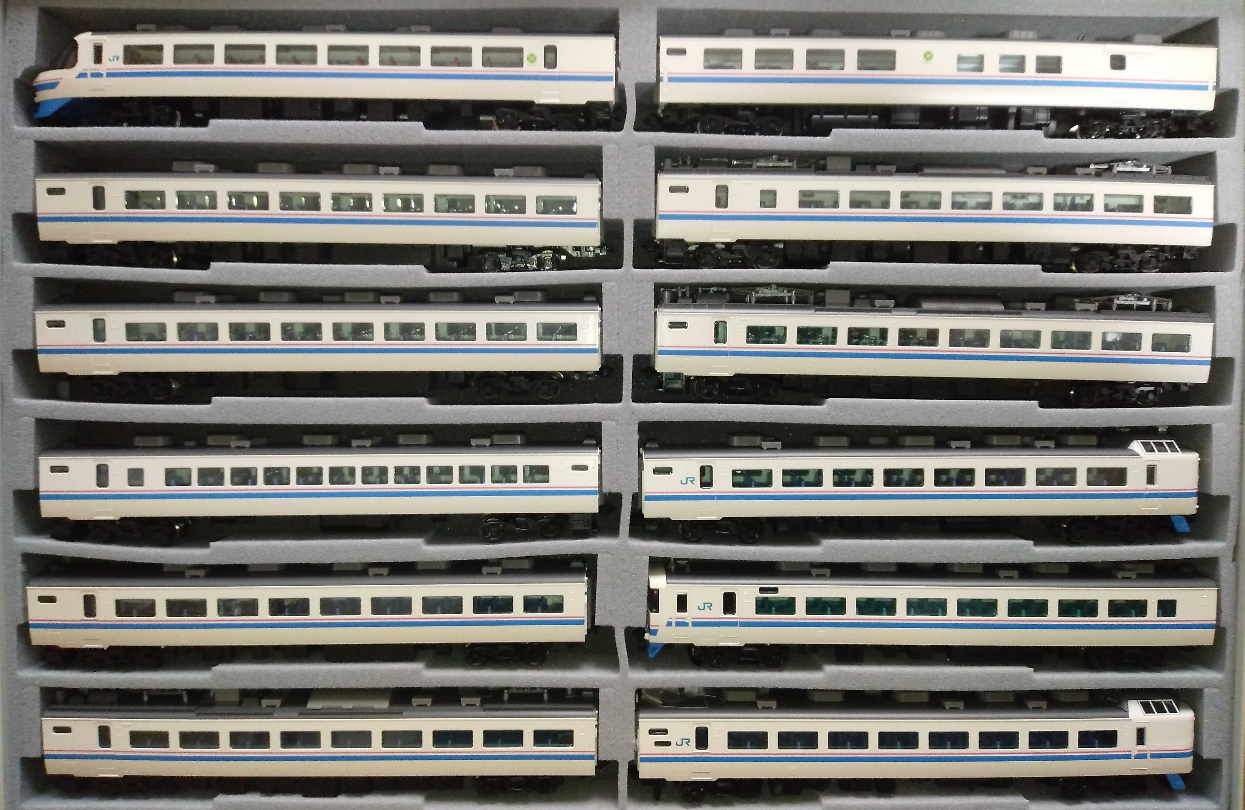 【バラ売り】基本Bセット スーパー雷鳥 『クハ481-300 洗面所窓無し』 JR 485系 特急電車 (スーパー雷鳥) 基本セットB (基本・3両
