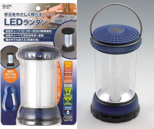 朝日電器　ELPA　6LEDコンパクトランタン　DOP-L002