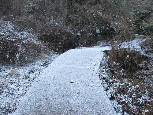 休山登山道路近道