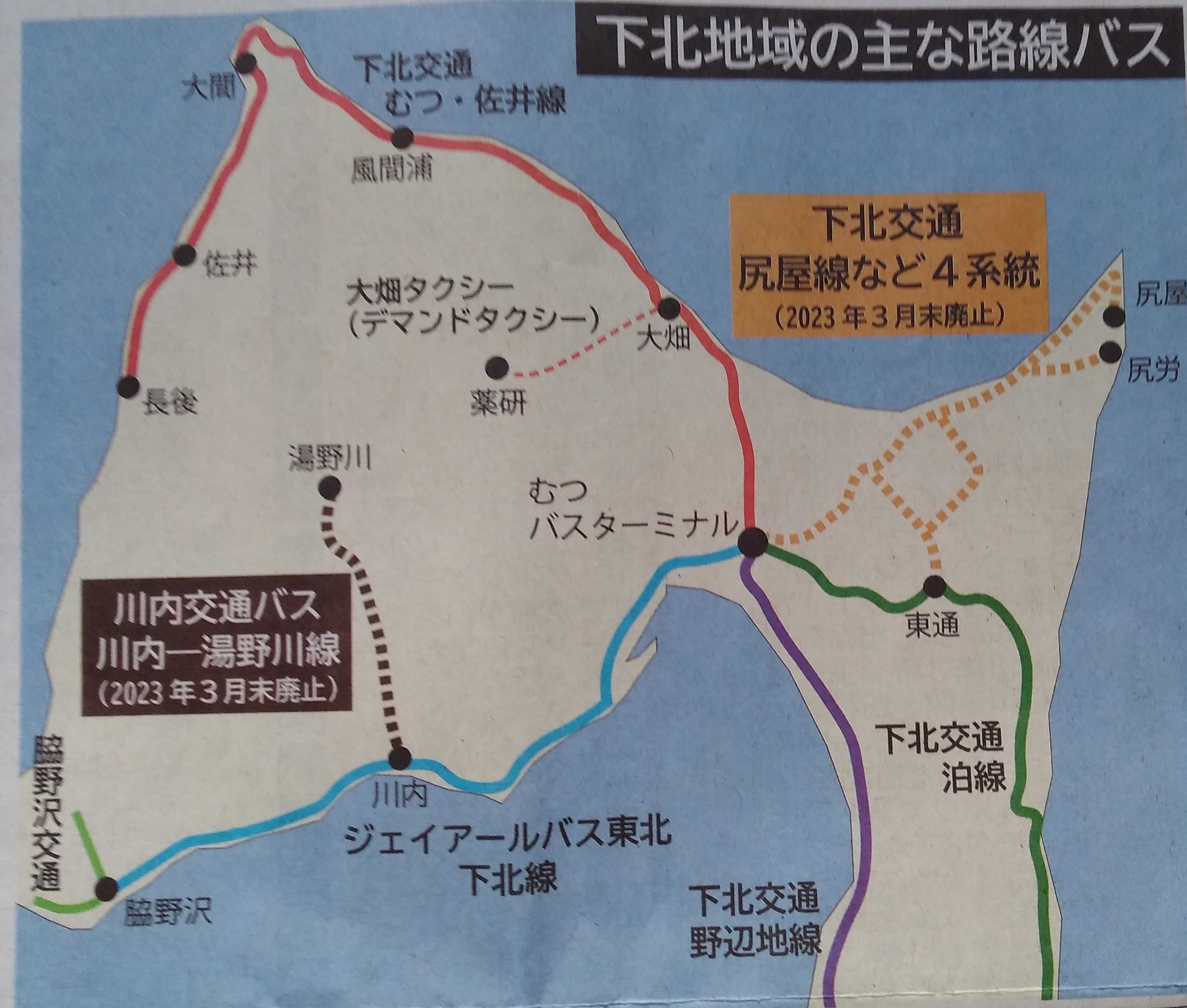 下北 交通 バス 路線 図 コレクション