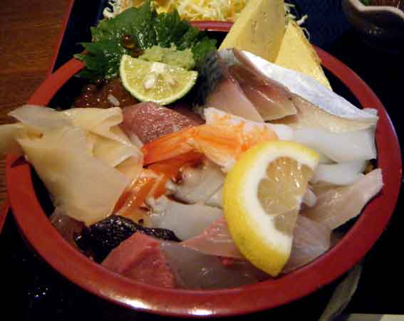 活魚水産鴨島店の「海鮮ちらし寿司」-2♪