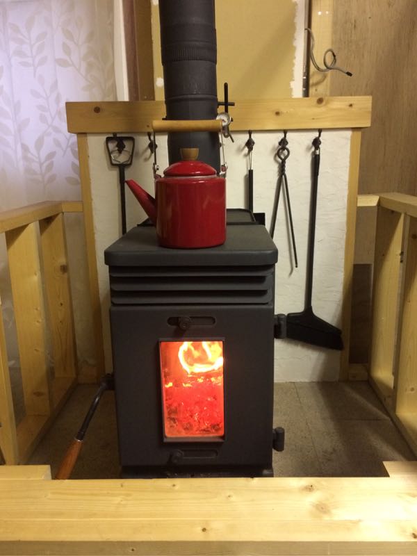 薪ストーブと透明養生シートで強力乾燥っ お気楽ｚさんの 人生を愉しんでみる ブログ 楽天ブログ