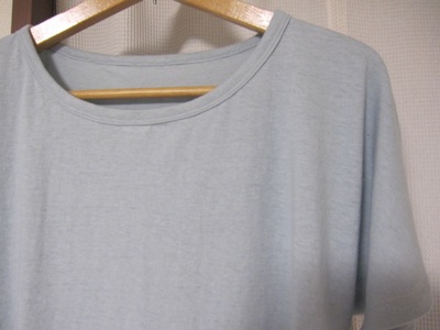 ドルマンTシャツ(ブルーグレー)バインダー