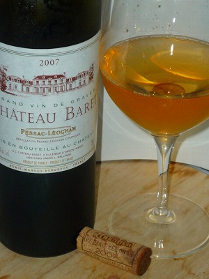 Ch.Baret Blanc 2007 glass.jpg