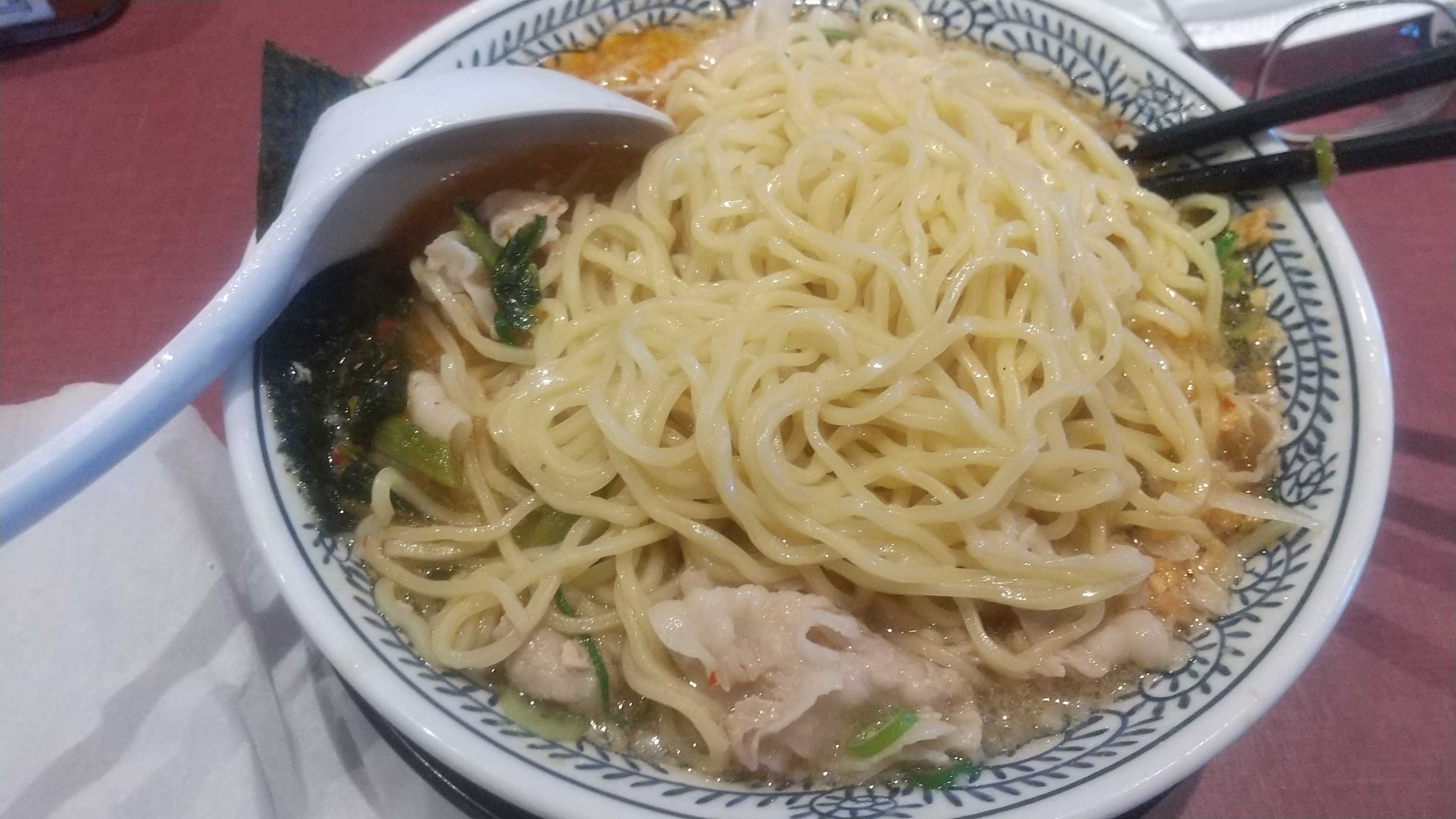 【今日の昼めし】丸源ラーメン「肉そば肉ダブルの麺大盛り」 年金暮しの今日のクーポンランチ 楽天ブログ 6665