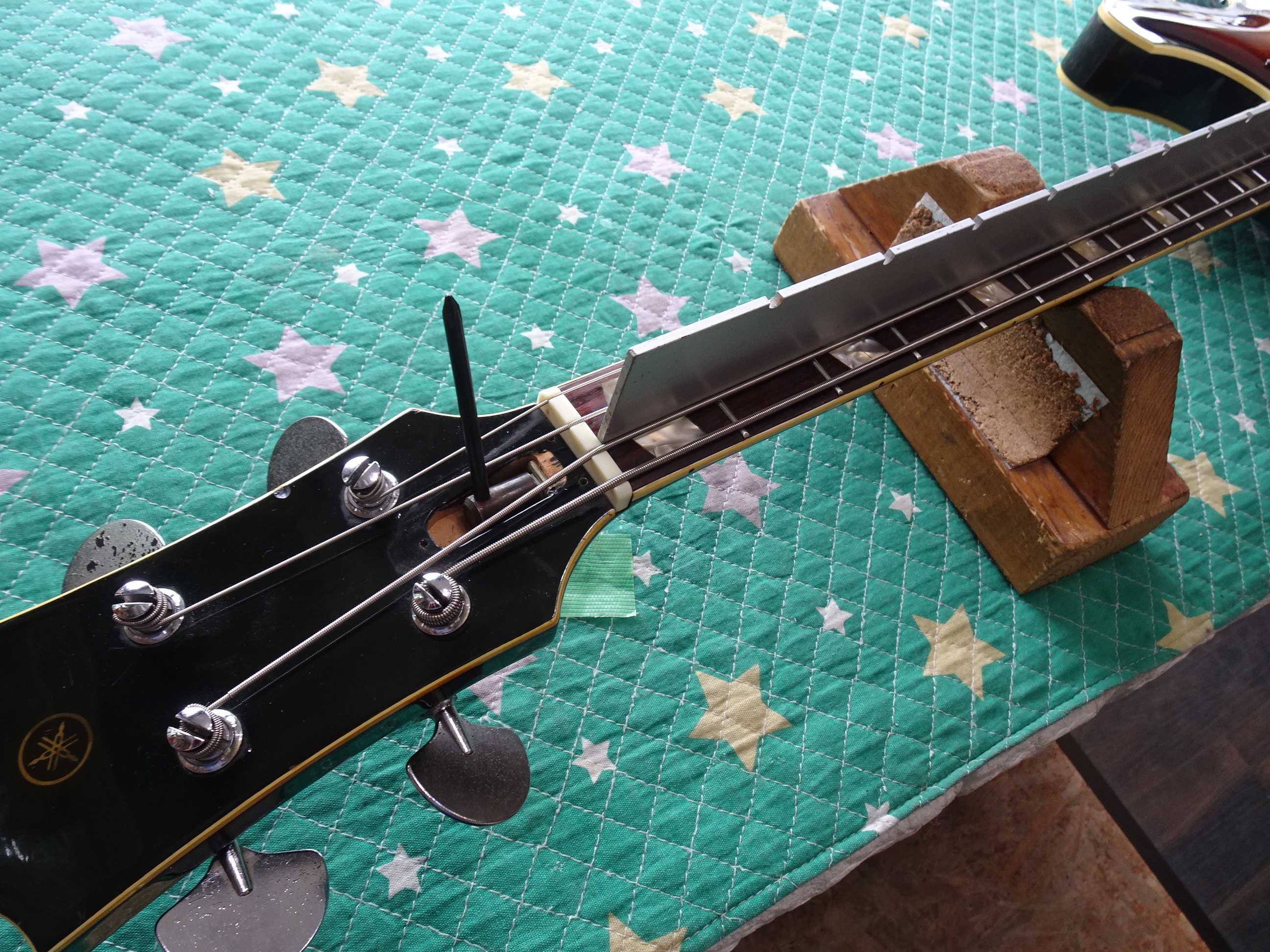 I finished a friend's guitar that was in the process of