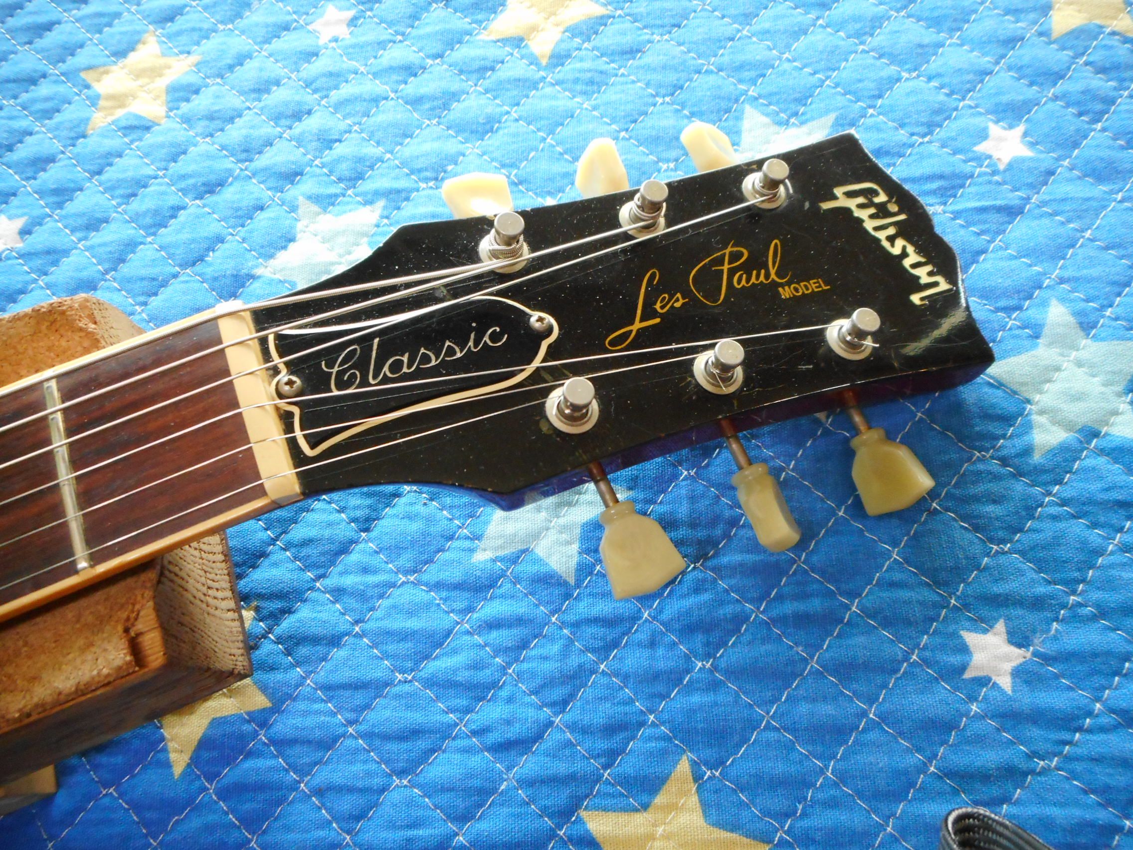 Gibson Les Paul Ciassic ナット交換 セッティング 青春のギターリペア ｋ２ギターファクトリー 楽天ブログ